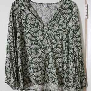 Split Neck Blouse